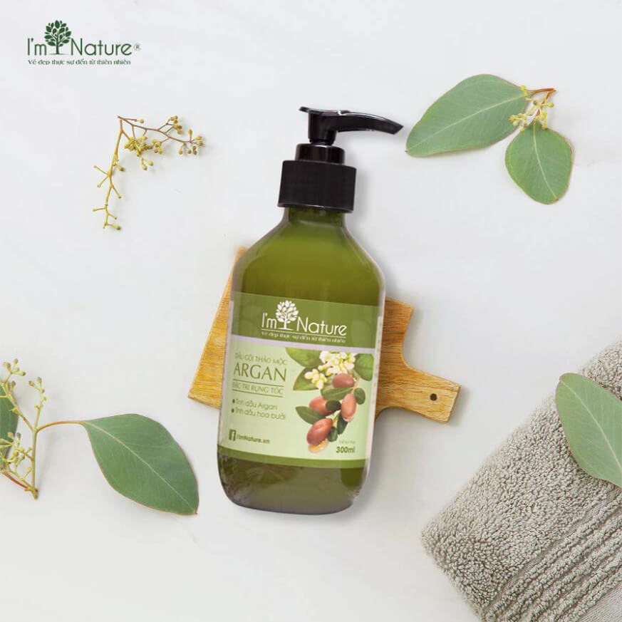 Thành phần chính của Dầu gội thảo mộc Argan I'm Nature