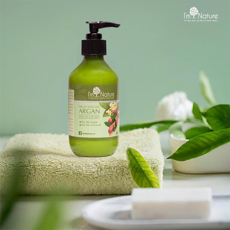 Hướng dẫn sử dụng Dầu xả tóc thảo mộc Argan I'm Nature để đạt hiệu quả tốt nhất